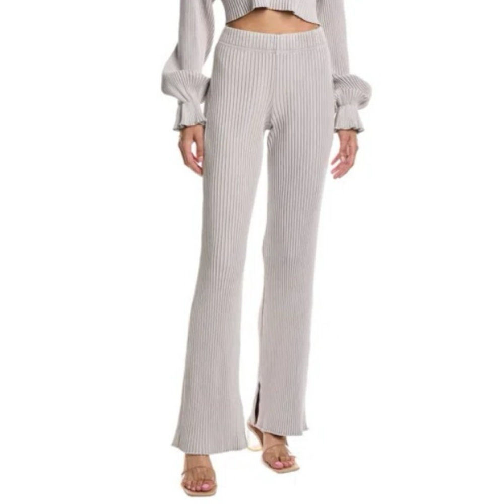 John Elliott Mineral Wash Ginza Rib Split Pant - Thistle